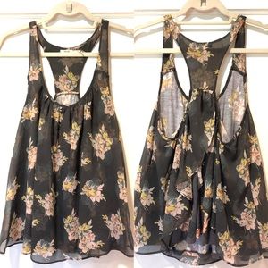 UO Kimchi Blue Flowy Floral Tank